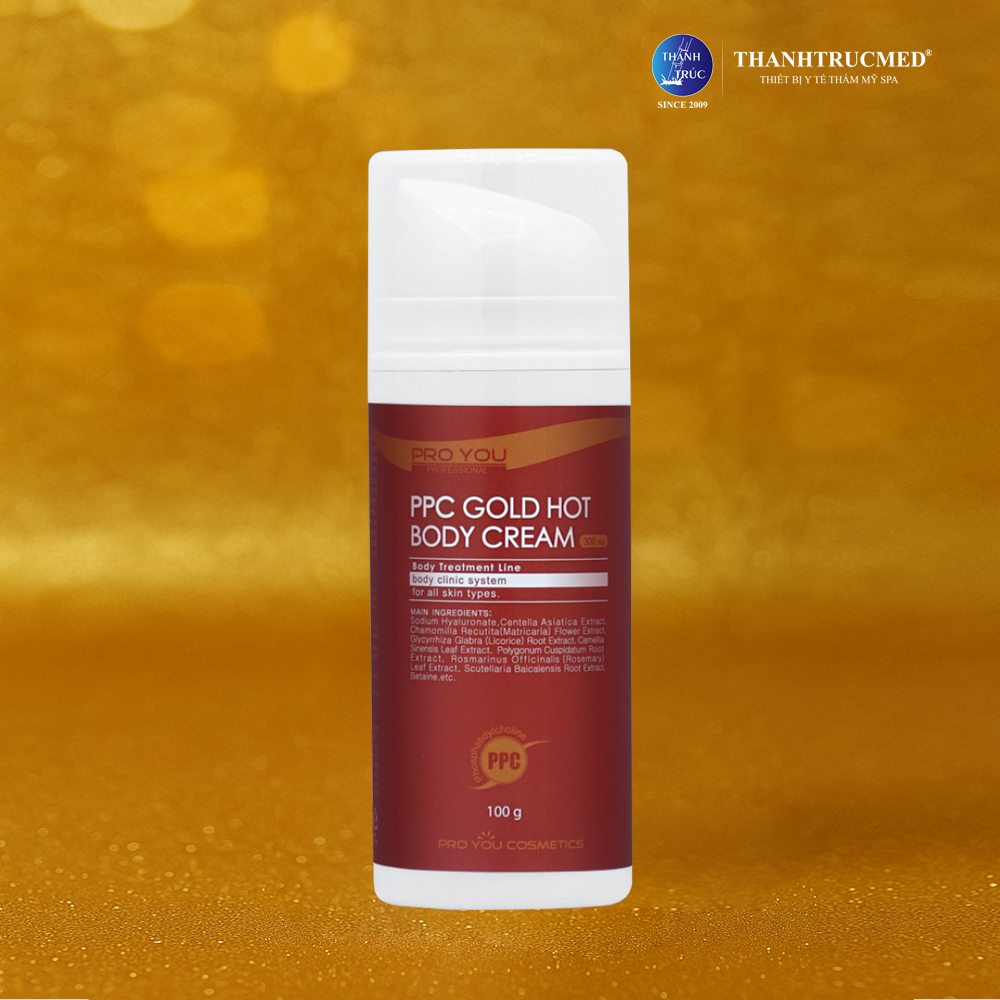 Gold Hot Body Cream PRO YOU PPC - Kem dưỡng thể vàng săn chắc da