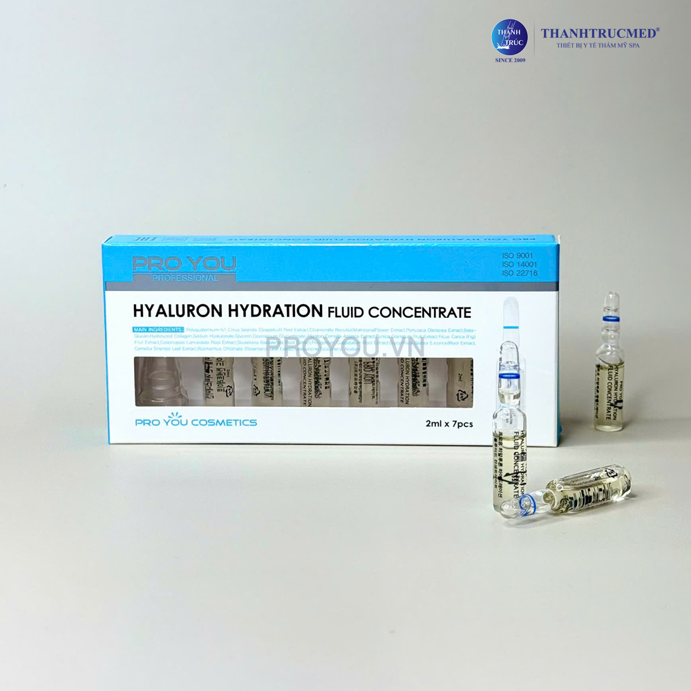 Hyaluron Hydration Fluid Concentrate PROYOU - Tinh chất Hyaluronic cấp ẩm & căng bóng