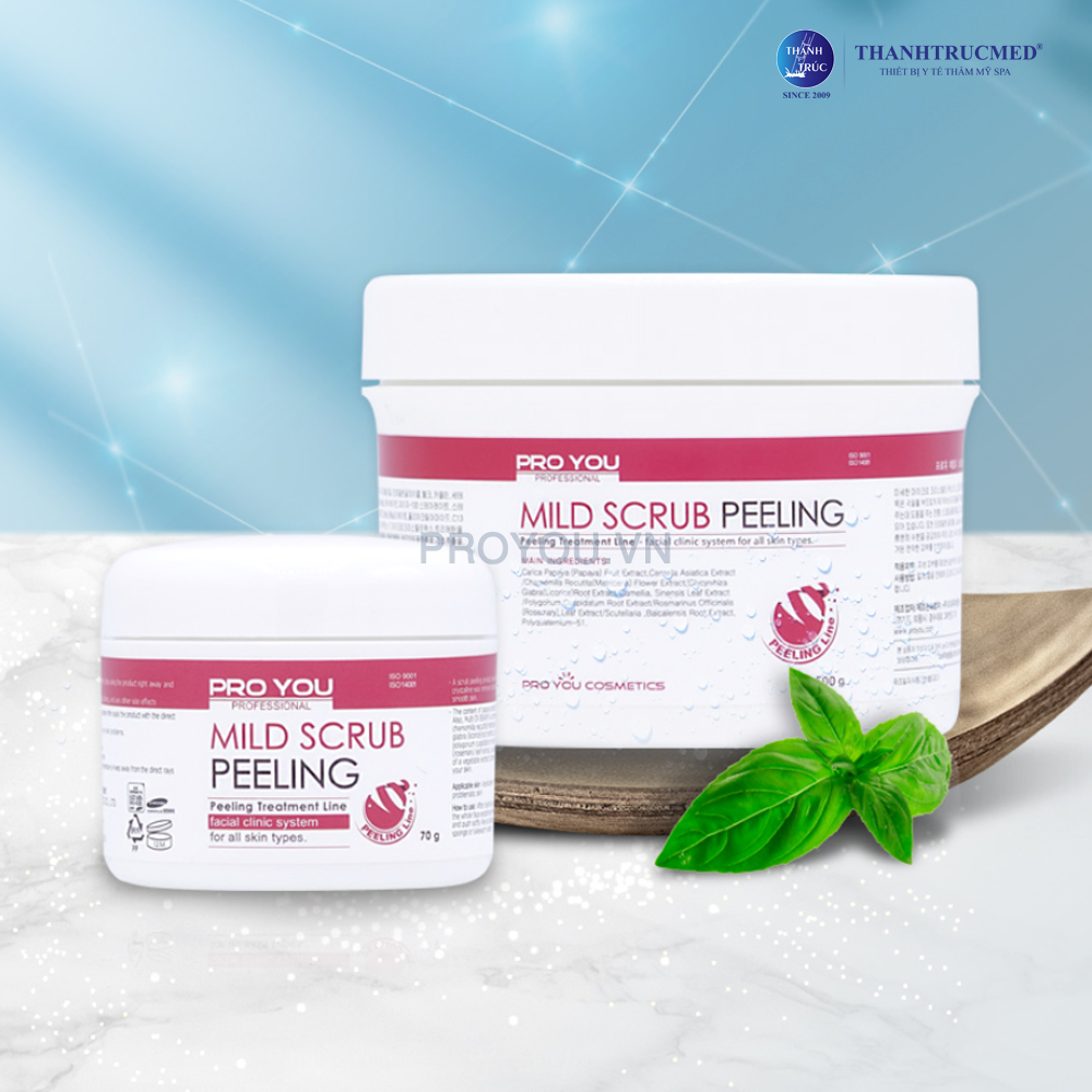 Mild Scrub Peeling PRO YOU - Gel / Scrub Peeling dịu nhẹ loại bỏ tế bào chết