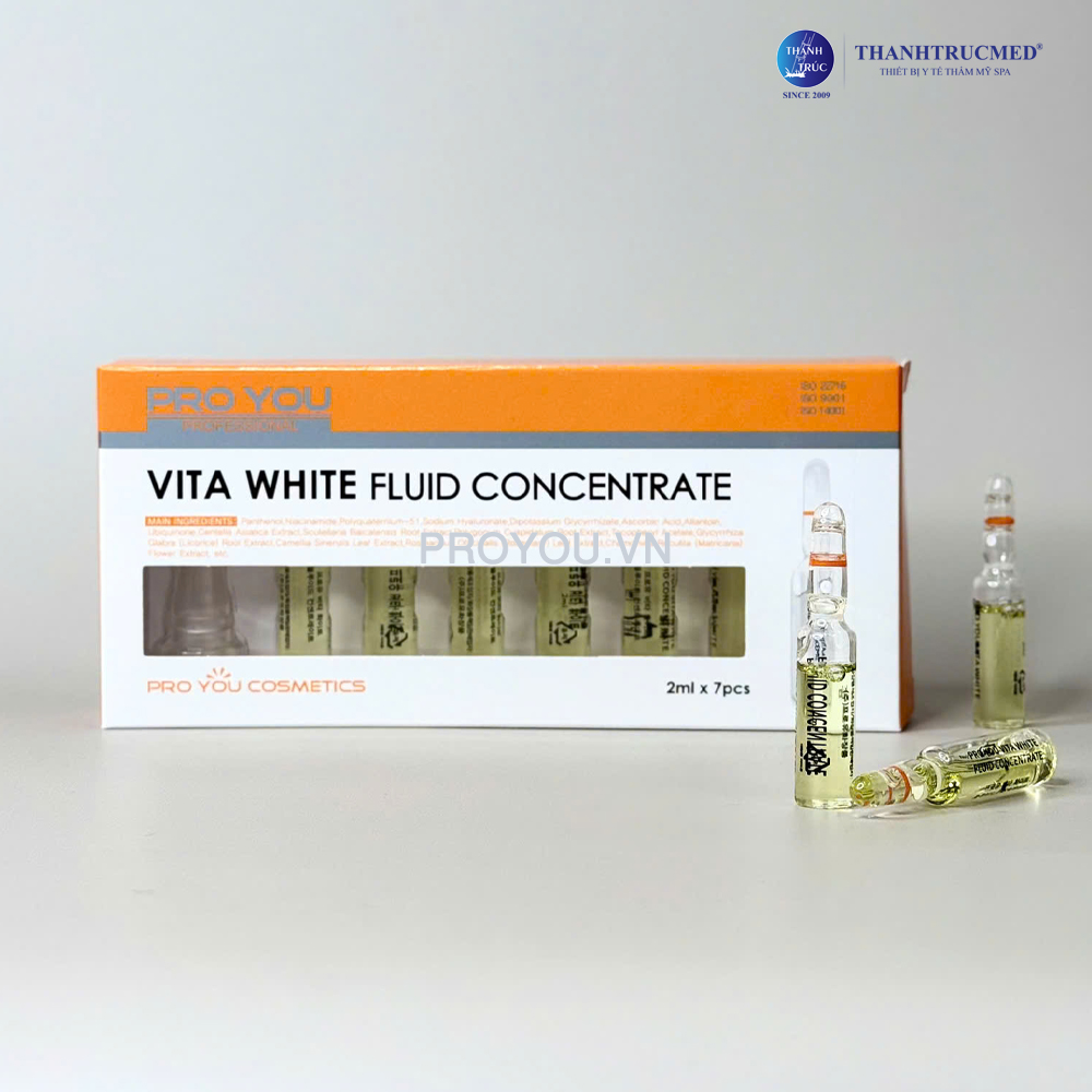 Vita White Fluid Concentrate PROYOU - Tinh chất trắng sáng & mờ nám